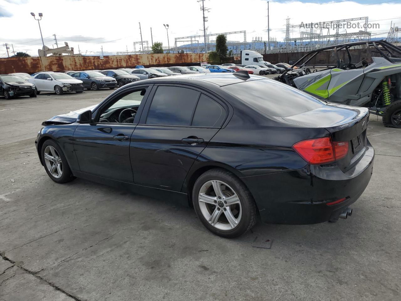 2014 Bmw 328 I Sulev Черный vin: WBA3C1C51EK108475