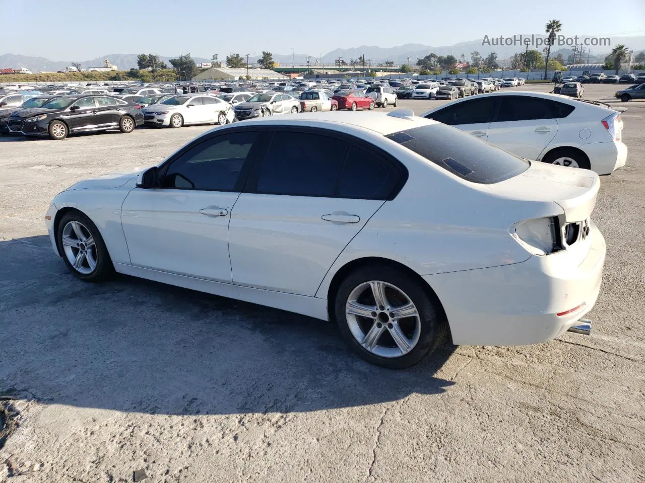 2014 Bmw 328 I Sulev White vin: WBA3C1C51EK108525