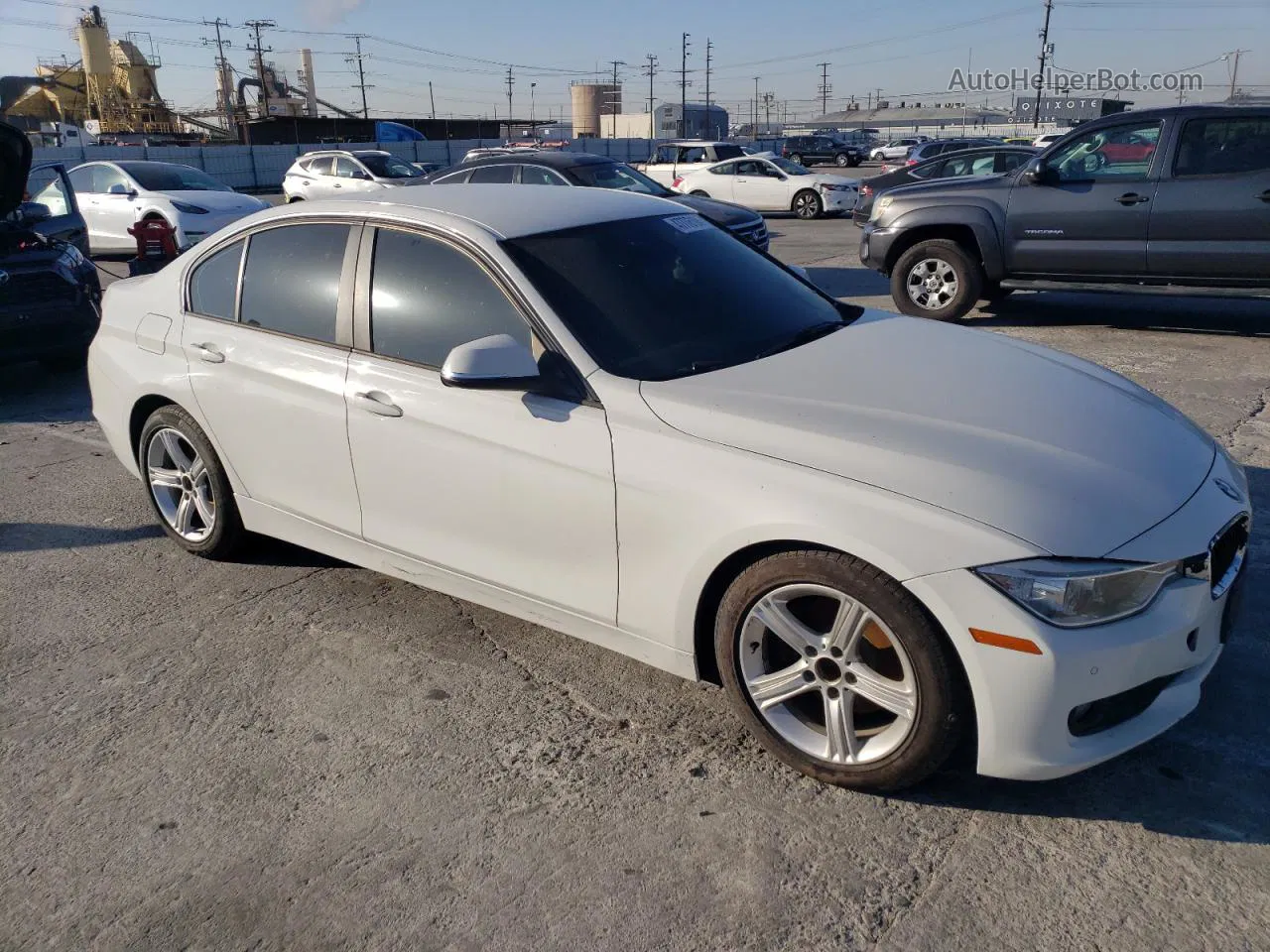 2014 Bmw 328 I Sulev White vin: WBA3C1C51EK108525