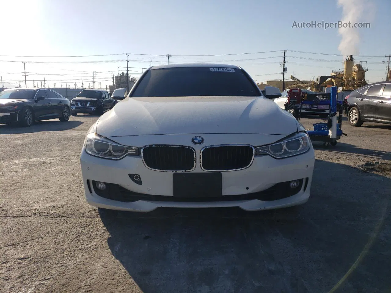 2014 Bmw 328 I Sulev White vin: WBA3C1C51EK108525