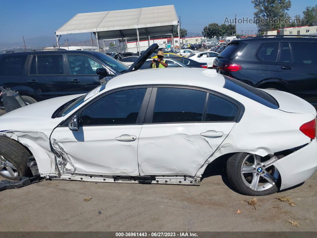 2014 Bmw 328i White vin: WBA3C1C51EK111375