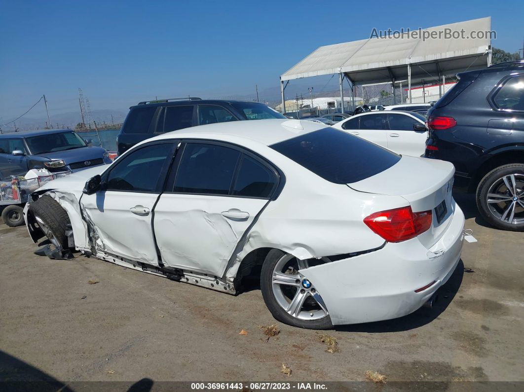 2014 Bmw 328i White vin: WBA3C1C51EK111375