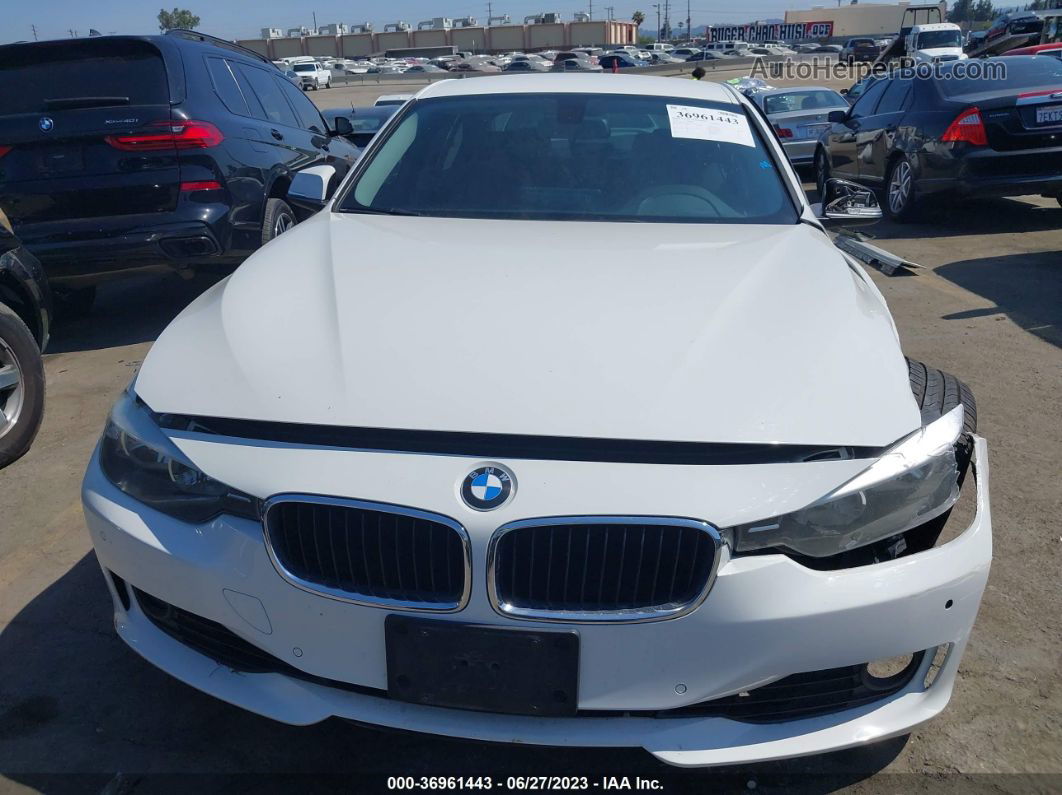 2014 Bmw 328i White vin: WBA3C1C51EK111375