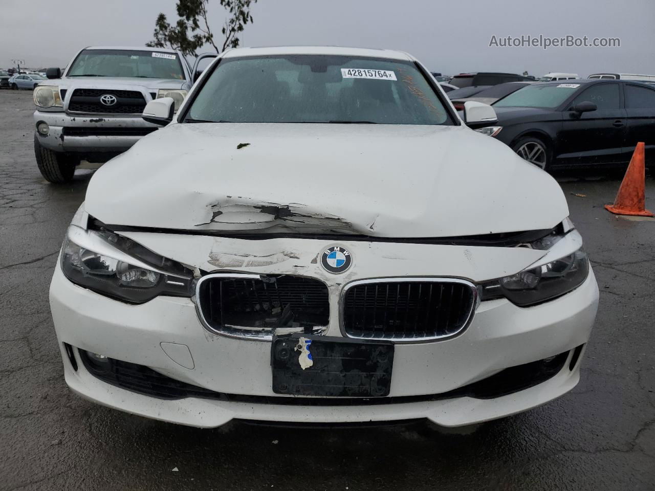 2014 Bmw 328 I Sulev Белый vin: WBA3C1C51EK111697