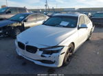 2015 Bmw 328i White vin: WBA3C1C51FP852369