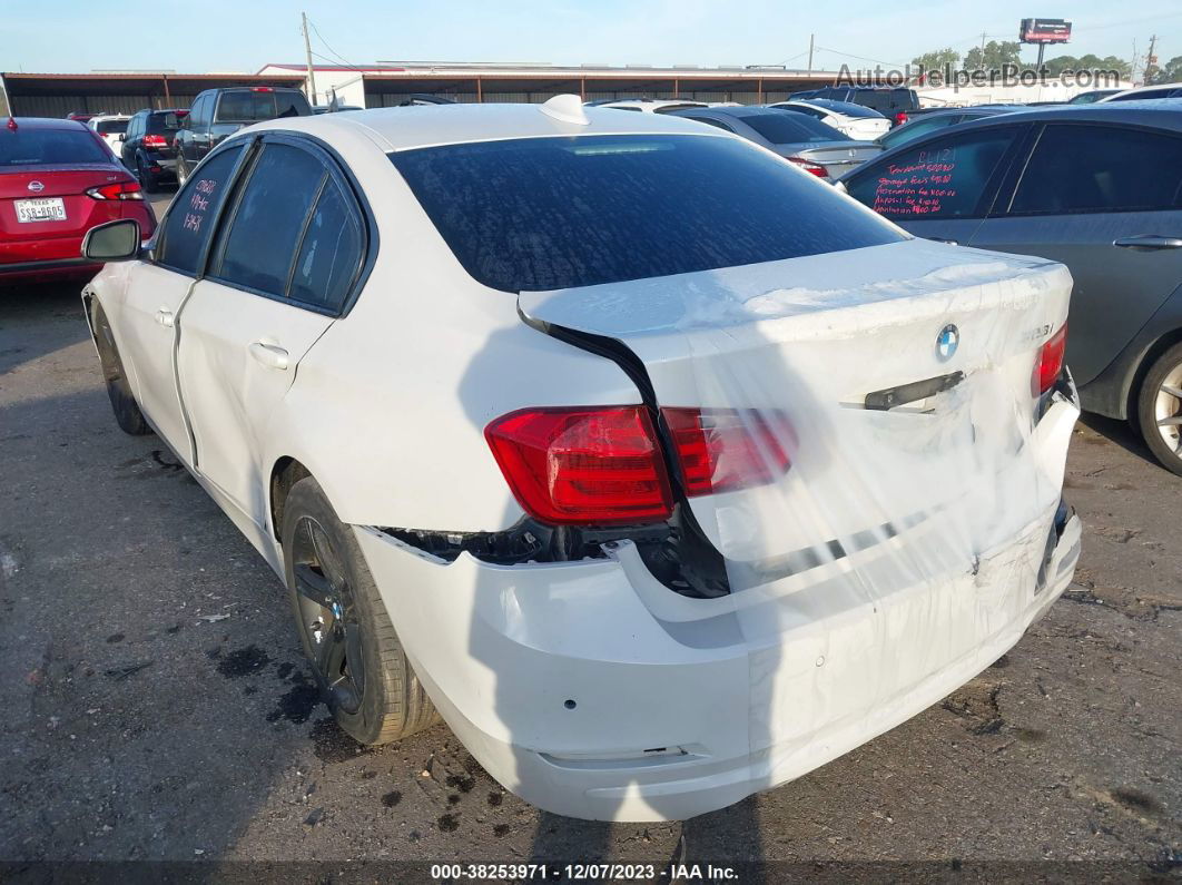 2015 Bmw 328i White vin: WBA3C1C51FP852369