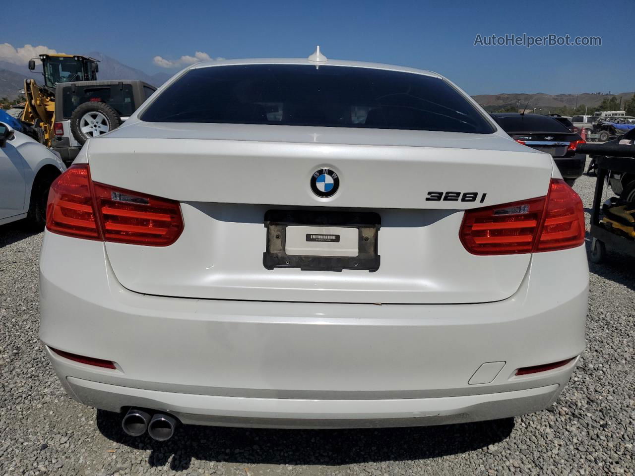 2012 Bmw 328 I Sulev Белый vin: WBA3C1C52CF430080