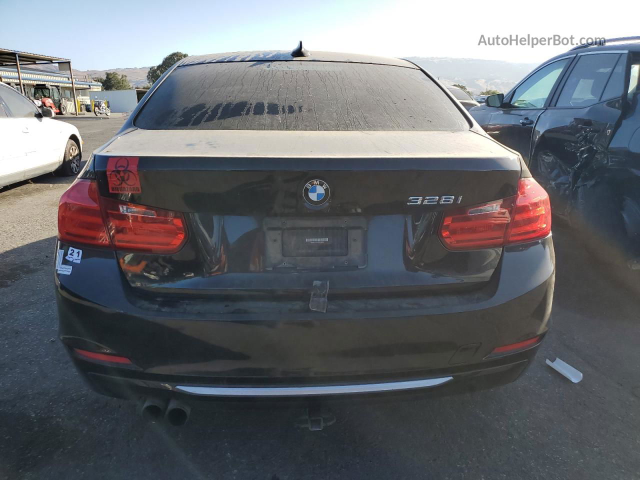 2012 Bmw 328 I Sulev Black vin: WBA3C1C52CF430838