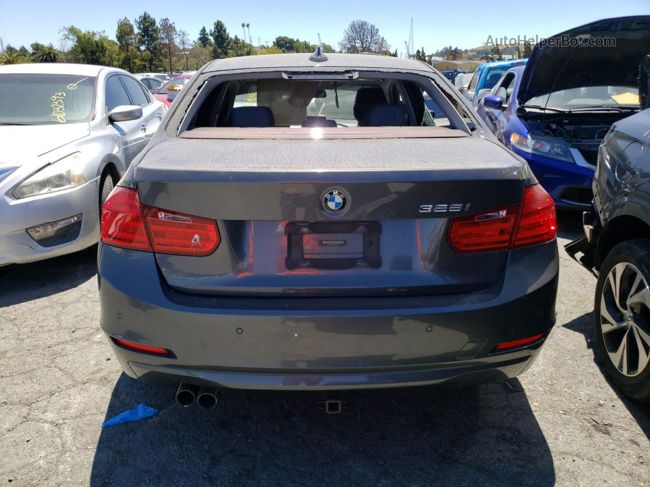 2012 Bmw 328 I Sulev Charcoal vin: WBA3C1C52CF433707