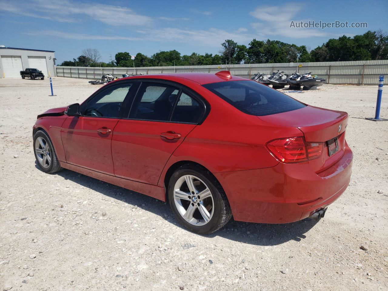 2013 Bmw 328 I Sulev Red vin: WBA3C1C52DF438052