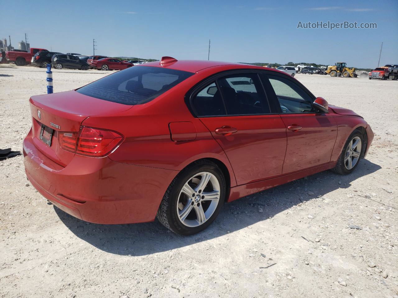 2013 Bmw 328 I Sulev Red vin: WBA3C1C52DF438052