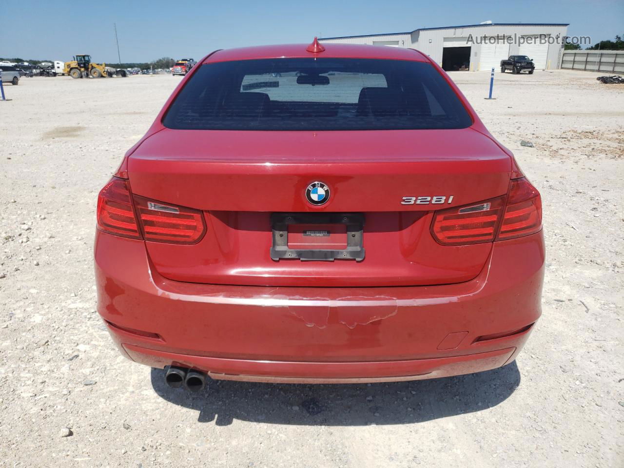 2013 Bmw 328 I Sulev Red vin: WBA3C1C52DF438052