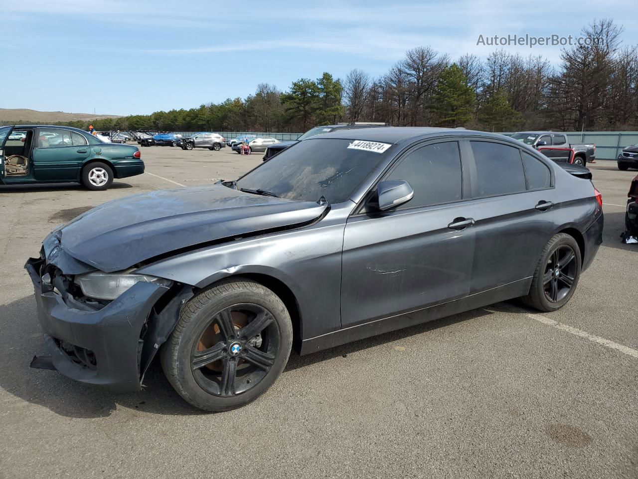 2014 Bmw 328 I Sulev Gray vin: WBA3C1C52EK106153