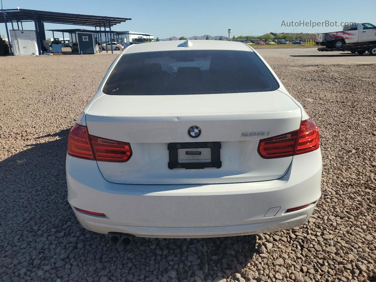 2014 Bmw 328 I Sulev White vin: WBA3C1C52EK108551