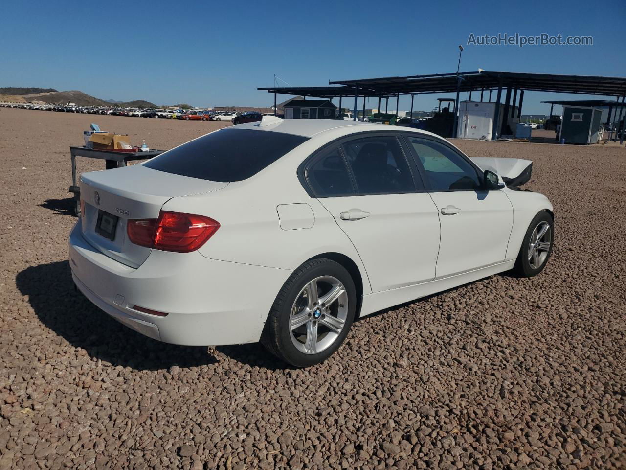 2014 Bmw 328 I Sulev Белый vin: WBA3C1C52EK108551