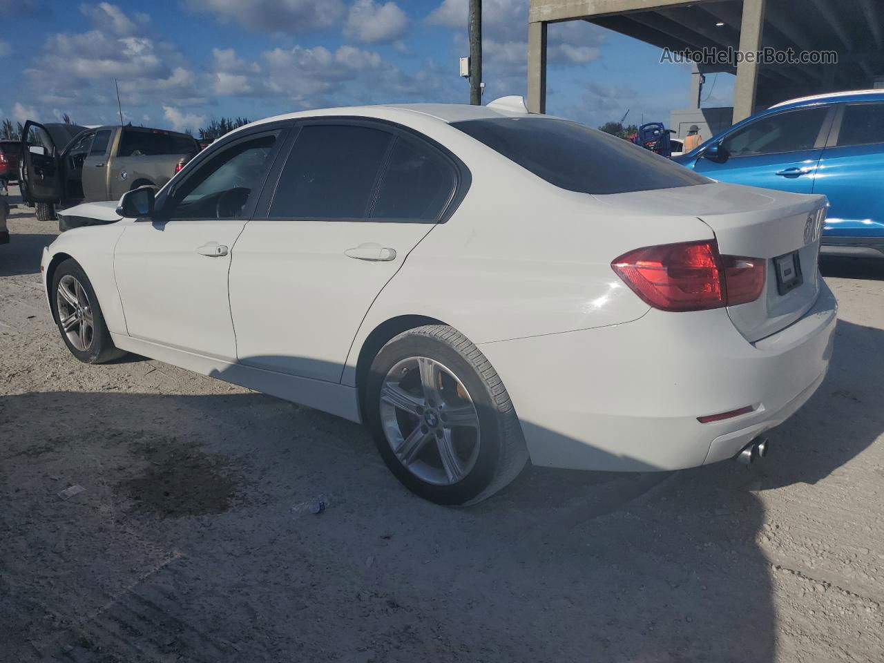 2014 Bmw 328 I Sulev White vin: WBA3C1C52EK109554