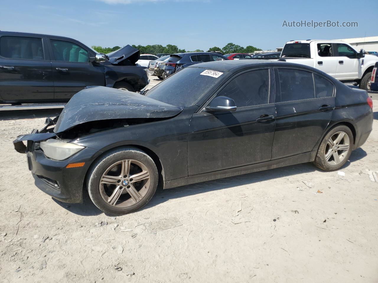 2014 Bmw 328 I Sulev Black vin: WBA3C1C52EK109988