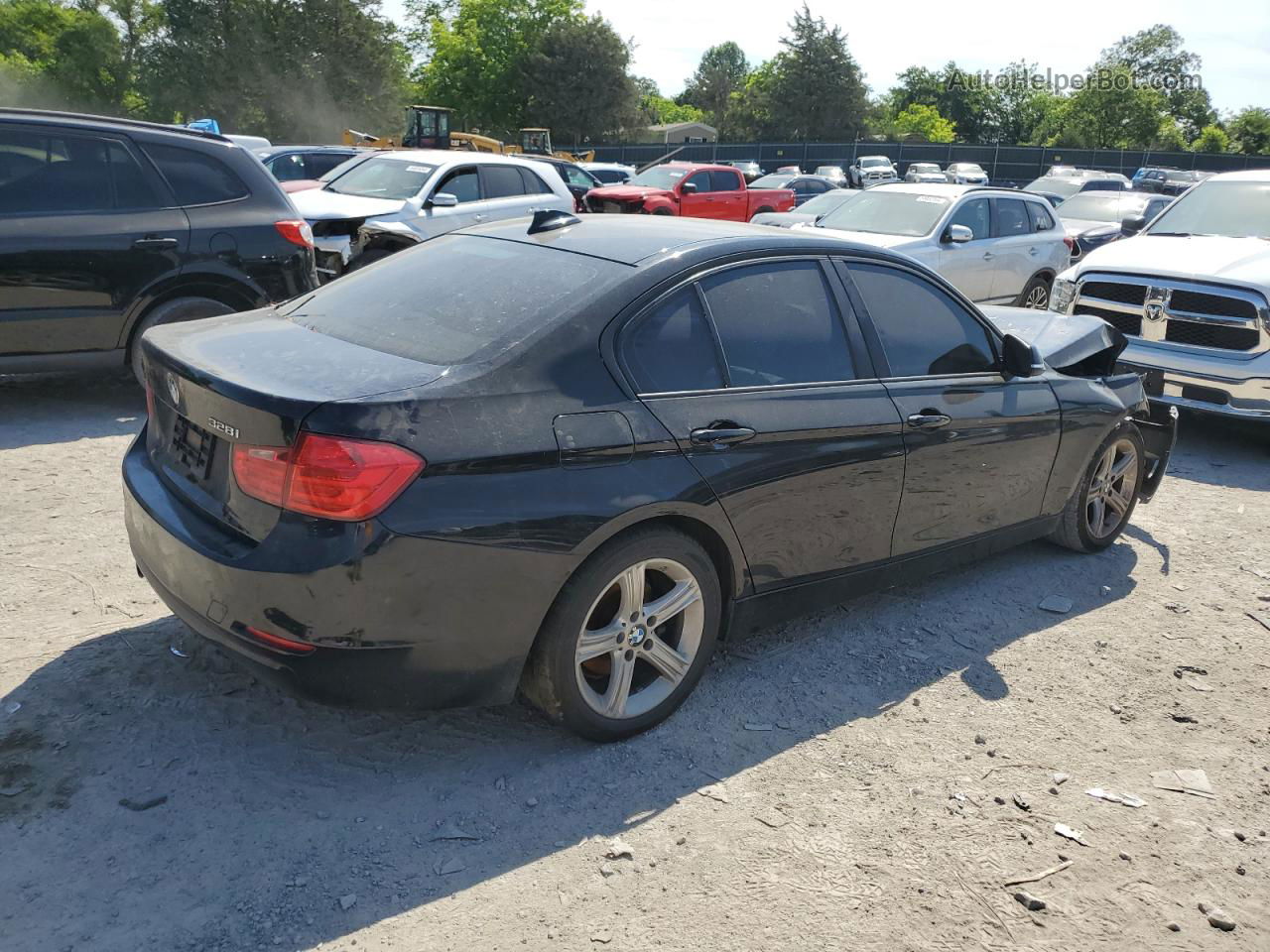 2014 Bmw 328 I Sulev Black vin: WBA3C1C52EK109988