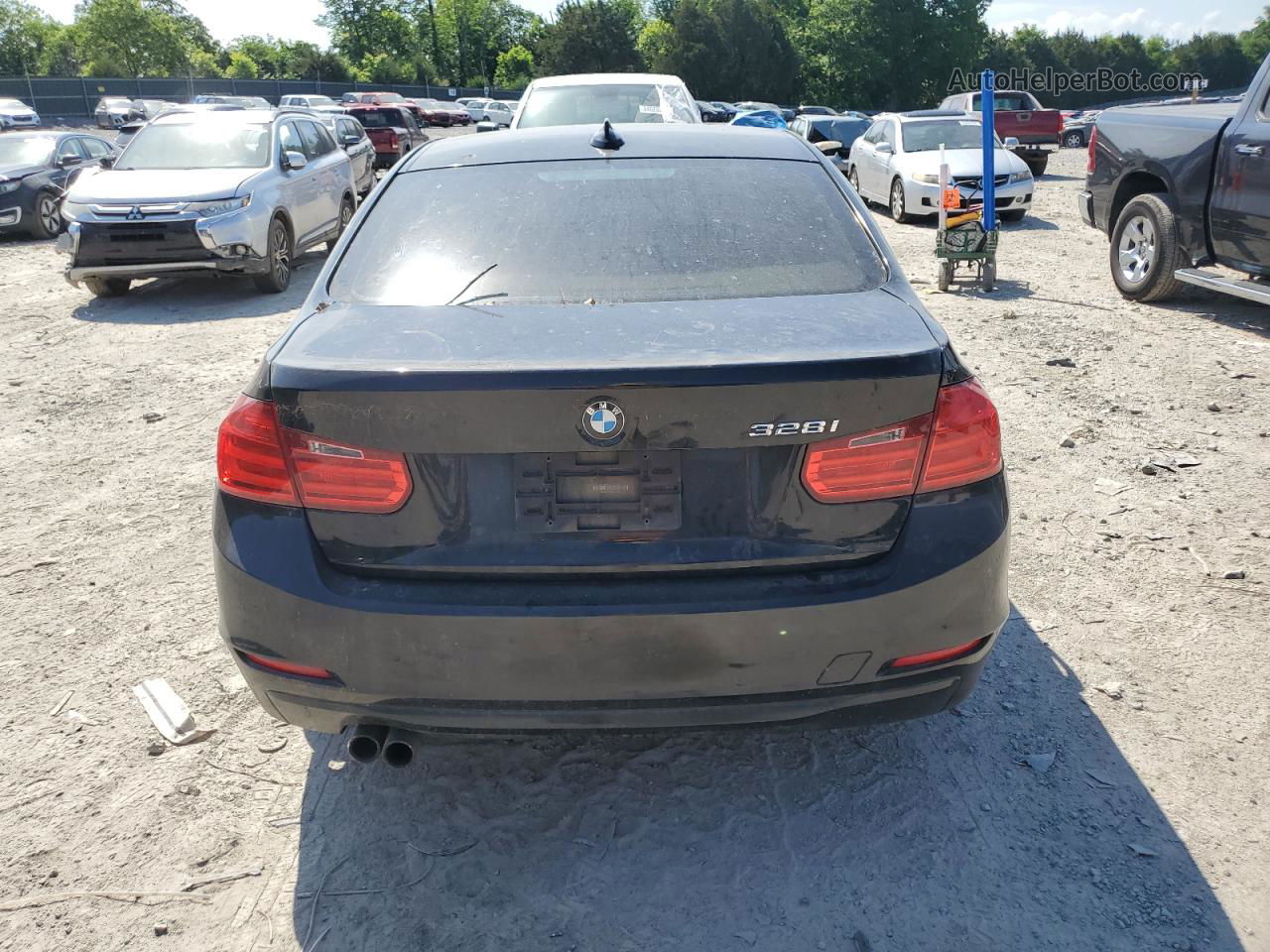2014 Bmw 328 I Sulev Black vin: WBA3C1C52EK109988