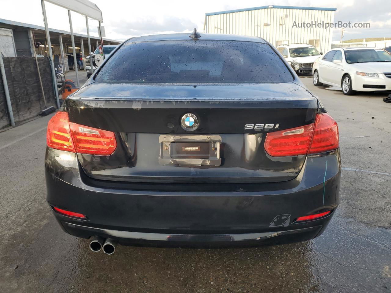 2013 Bmw 328 I Sulev Black vin: WBA3C1C53DF441722