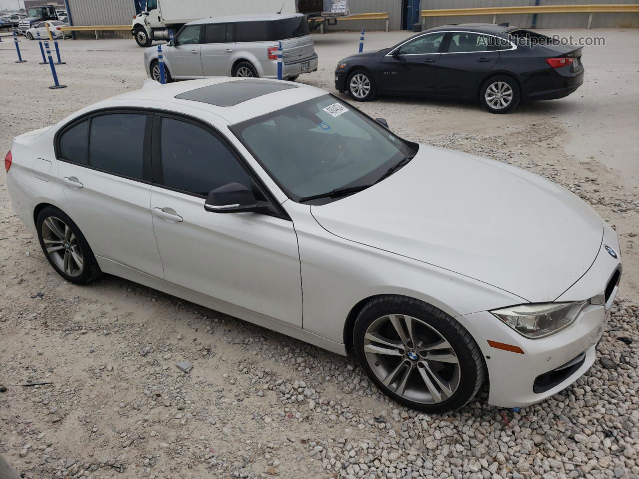 2013 Bmw 328 I Sulev White vin: WBA3C1C53DK104524