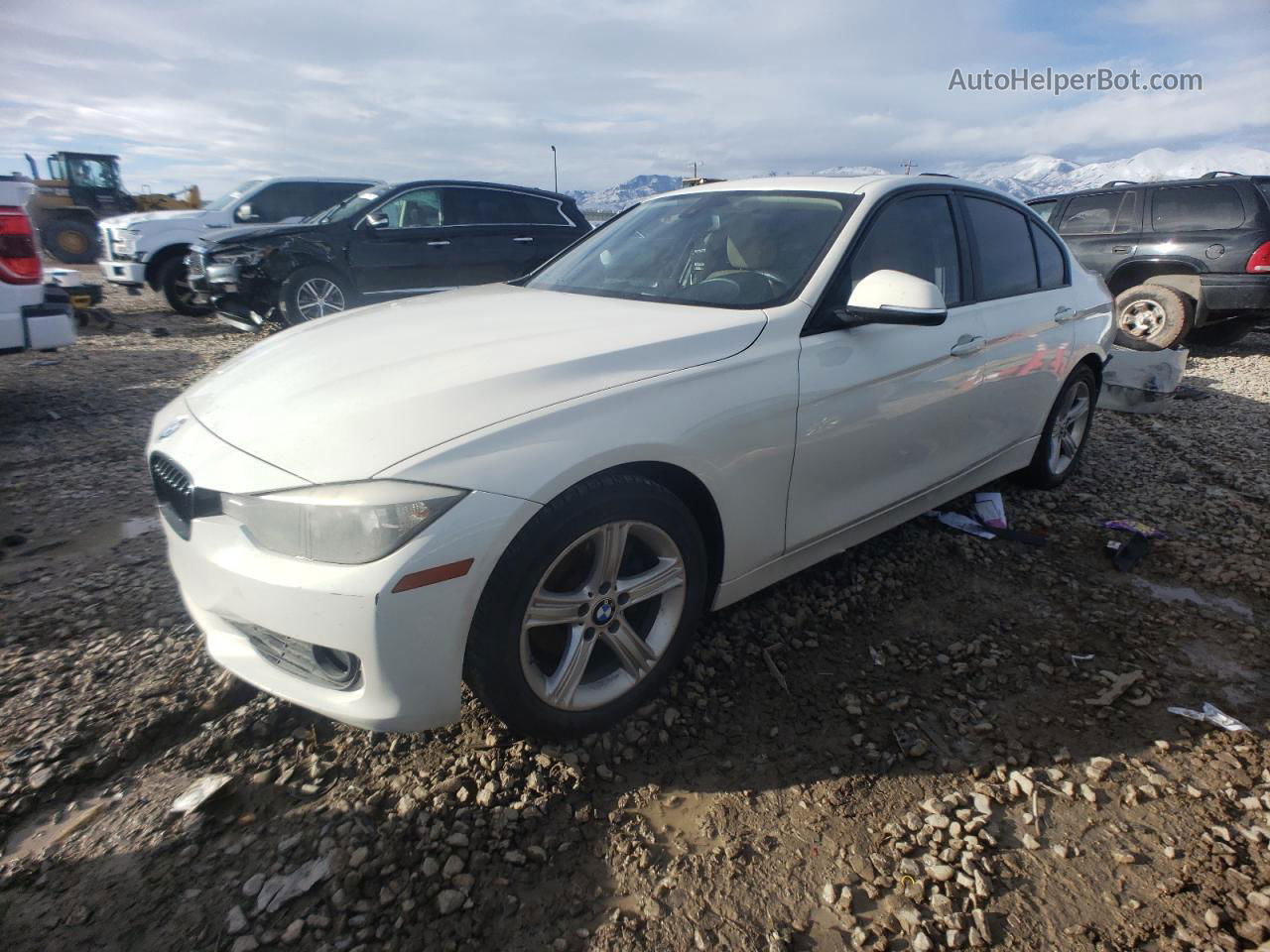 2014 Bmw 328 I Sulev White vin: WBA3C1C53EK108106