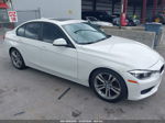 2015 Bmw 328i White vin: WBA3C1C53FK119334