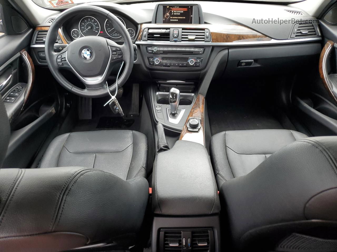 2015 Bmw 328 I Sulev Черный vin: WBA3C1C53FK124453