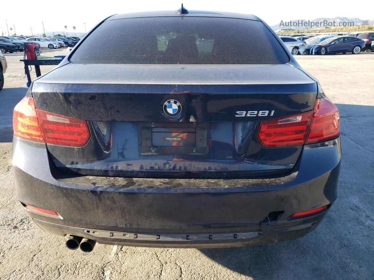 2012 Bmw 328 I Sulev Blue vin: WBA3C1C54CF432266