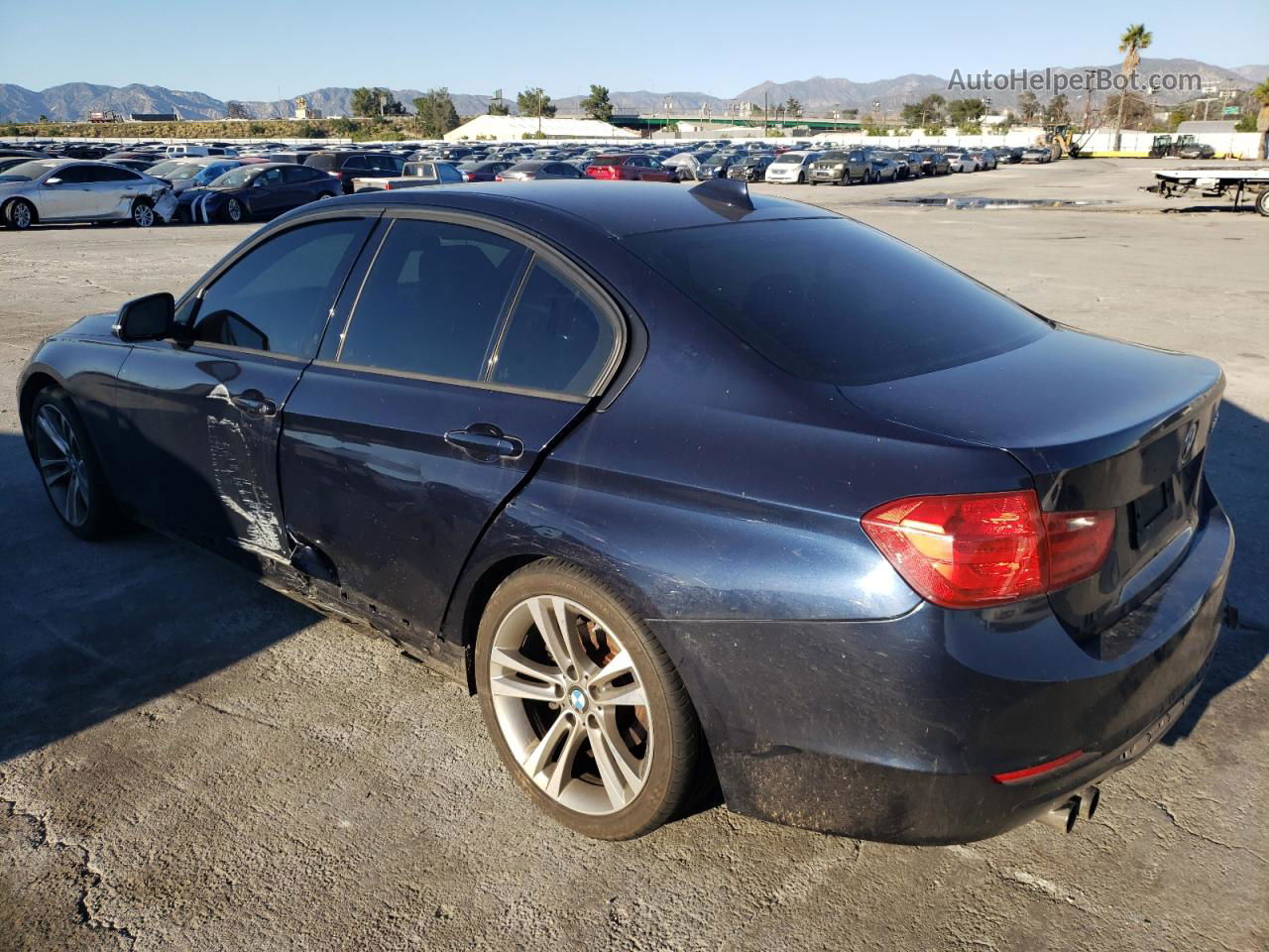 2012 Bmw 328 I Sulev Blue vin: WBA3C1C54CF432266