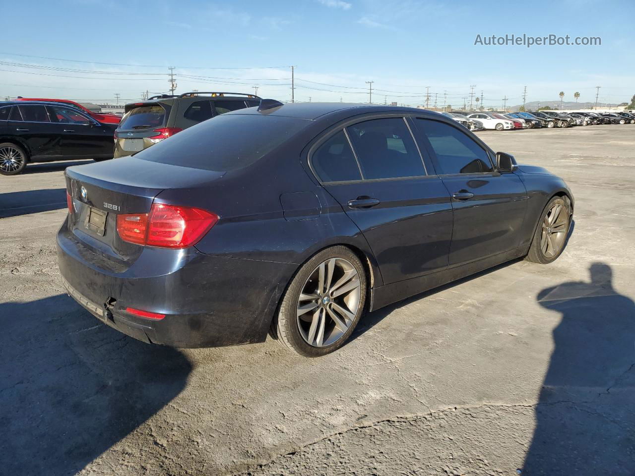 2012 Bmw 328 I Sulev Blue vin: WBA3C1C54CF432266