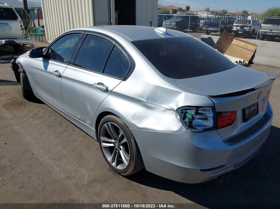 2012 Bmw 328i Silver vin: WBA3C1C54CF433207