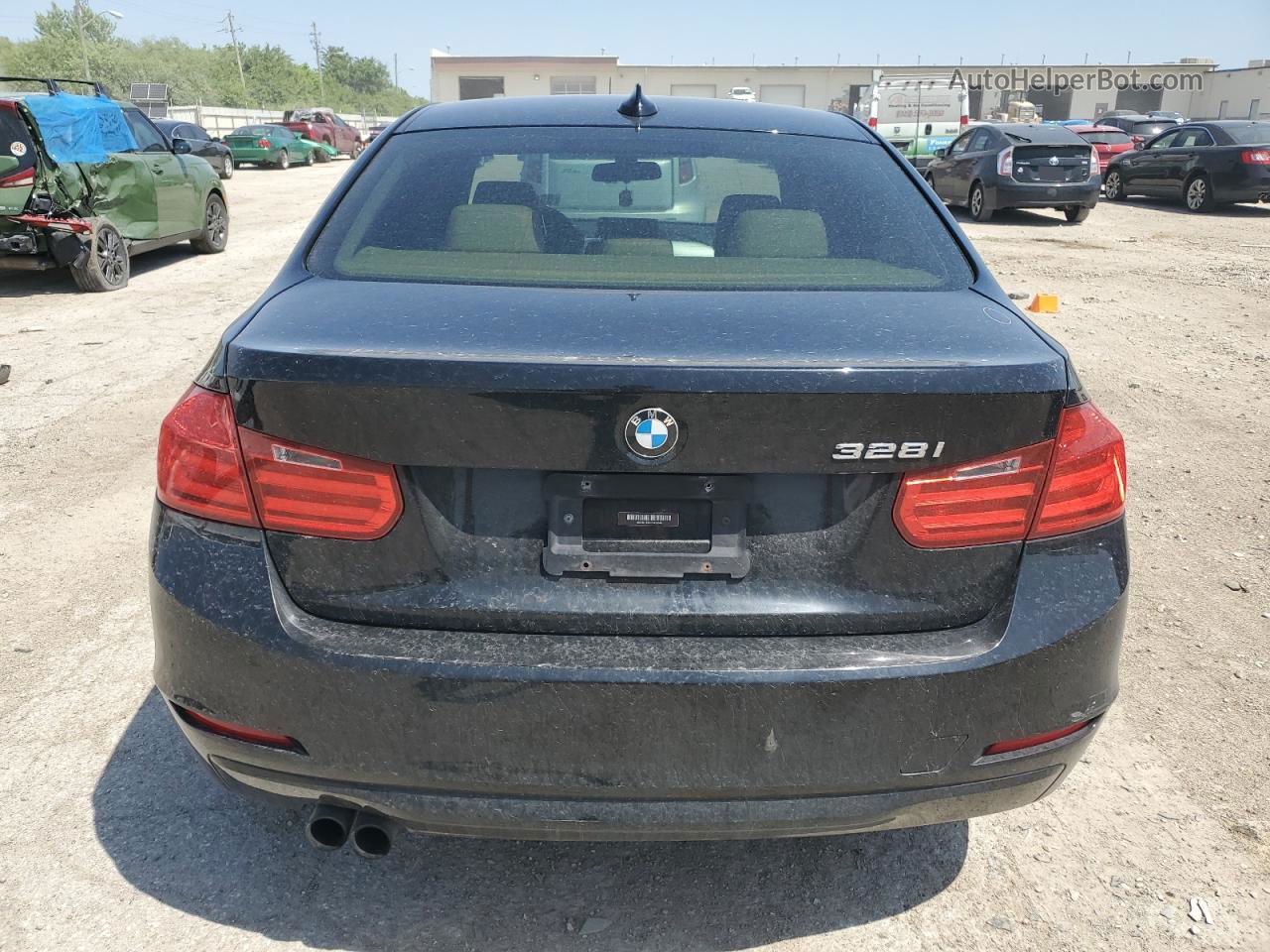 2012 Bmw 328 I Sulev Черный vin: WBA3C1C54CF433840