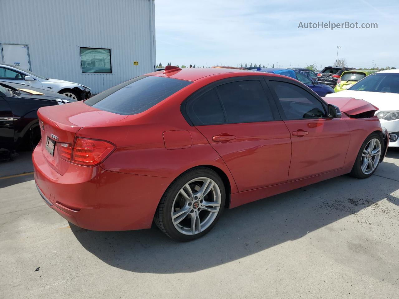 2012 Bmw 328 I Sulev Red vin: WBA3C1C54CF434258