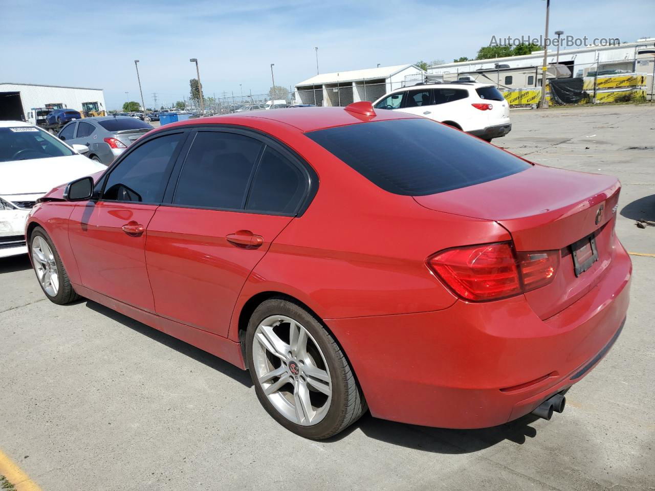 2012 Bmw 328 I Sulev Red vin: WBA3C1C54CF434258