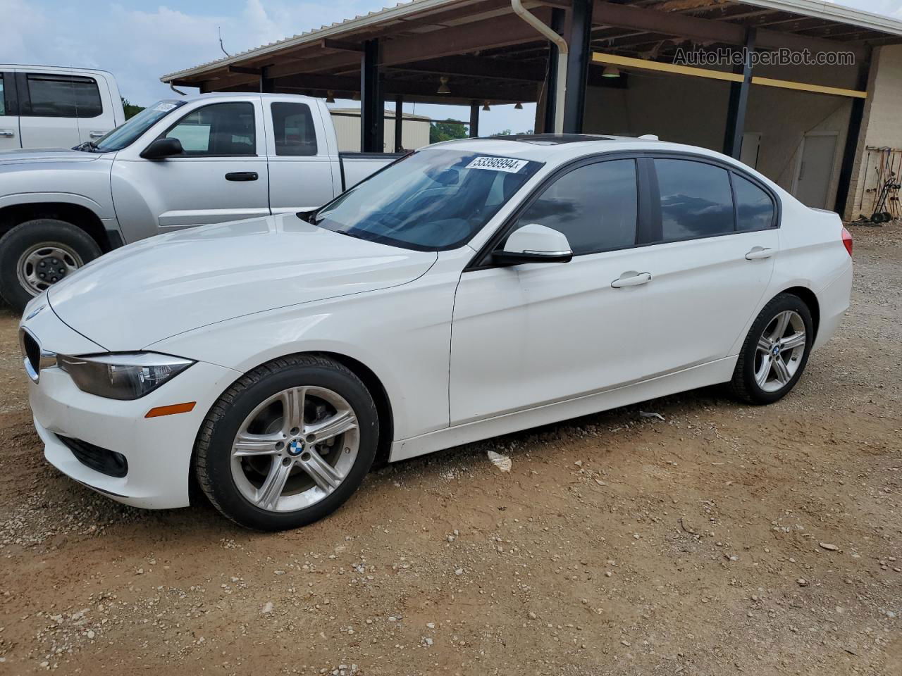 2013 Bmw 328 I Sulev White vin: WBA3C1C54DF439140