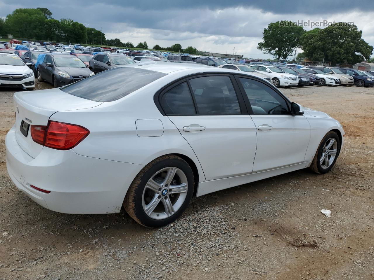 2013 Bmw 328 I Sulev White vin: WBA3C1C54DF439140