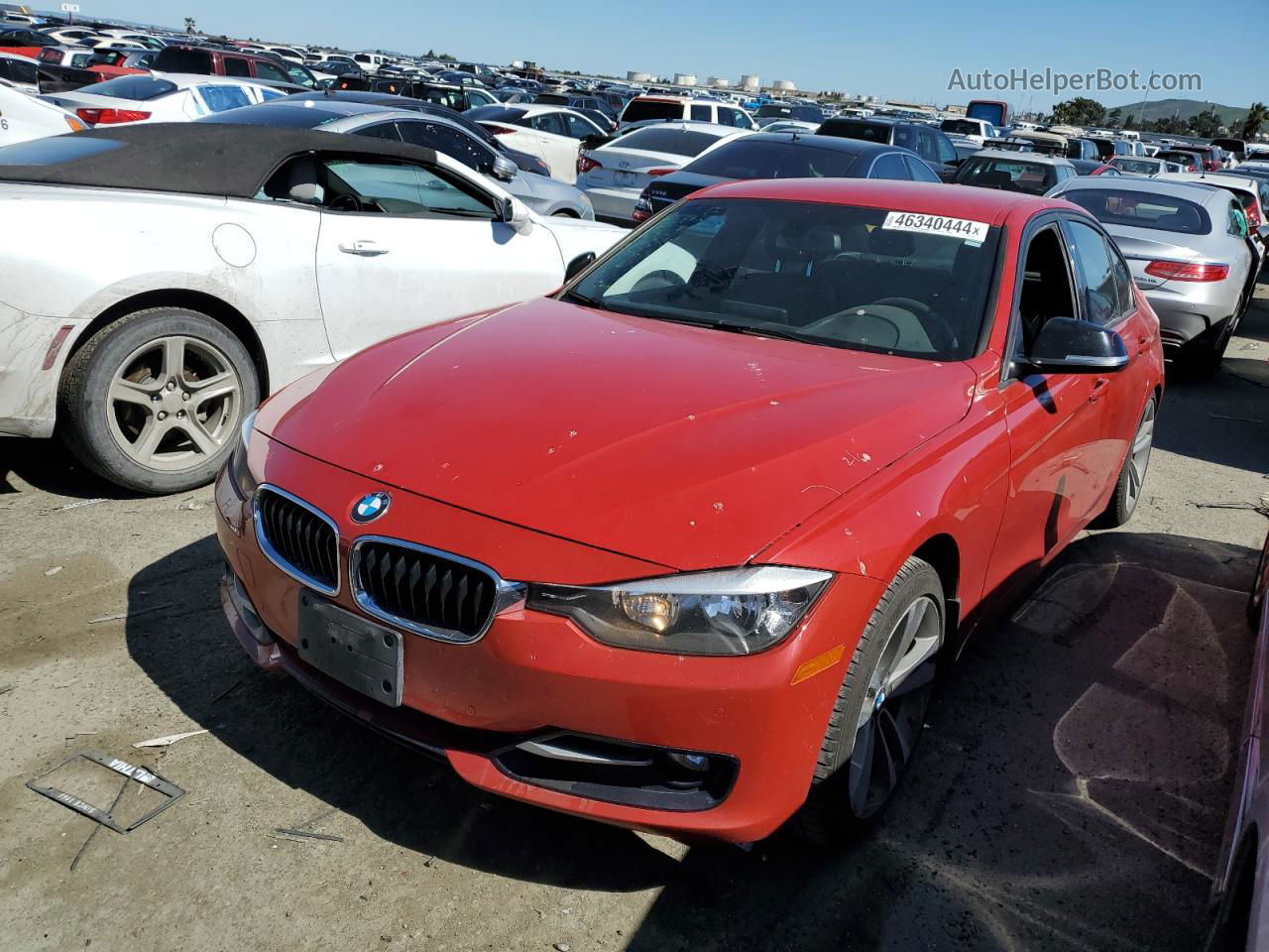 2014 Bmw 328 I Sulev Red vin: WBA3C1C54EK105893