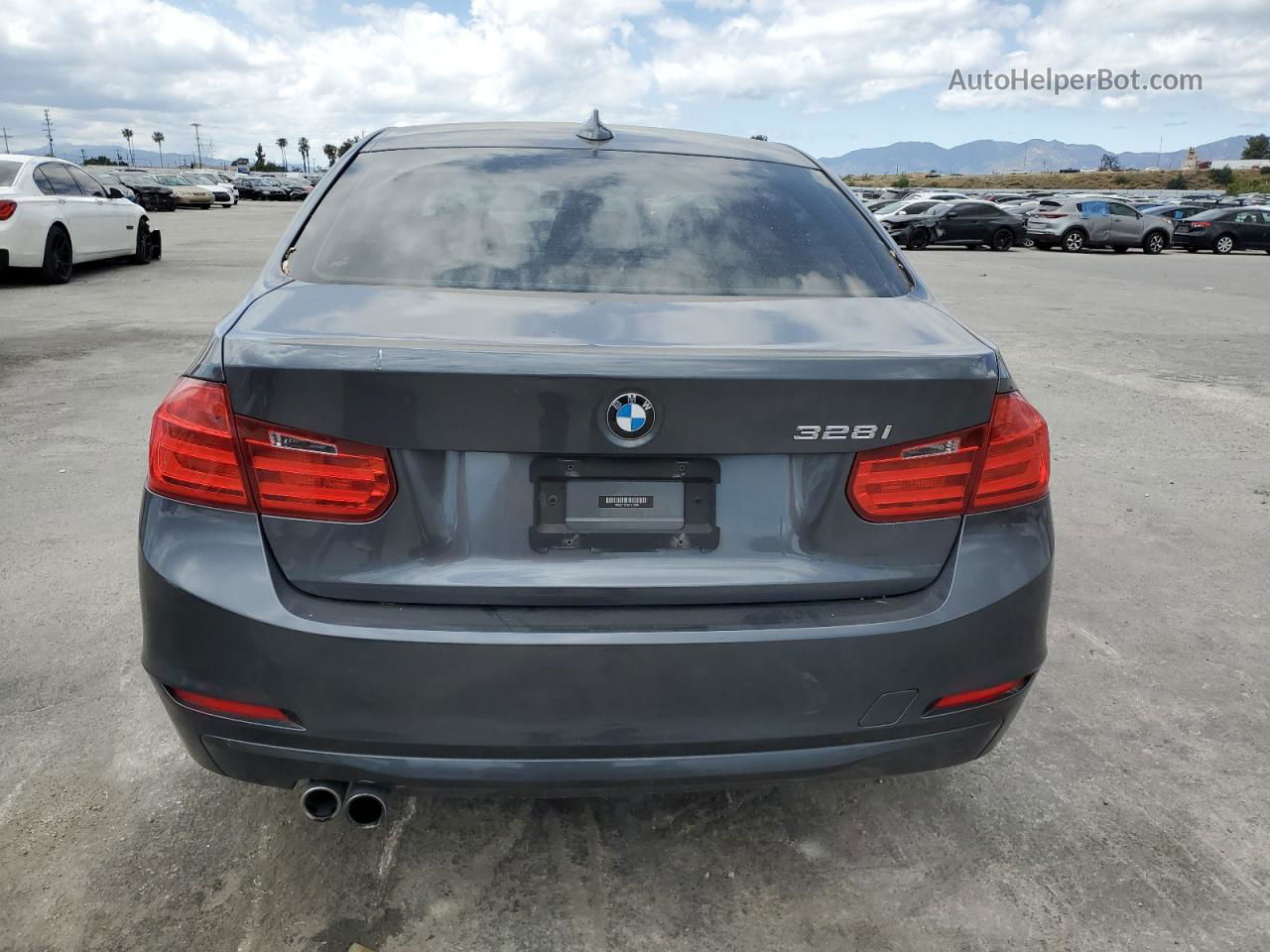 2014 Bmw 328 I Sulev Gray vin: WBA3C1C54EK110589