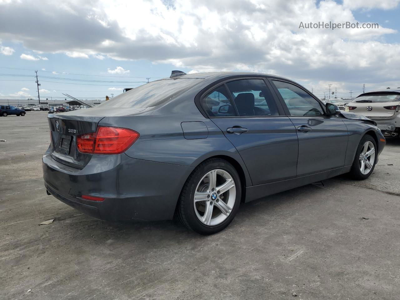 2014 Bmw 328 I Sulev Gray vin: WBA3C1C54EK110589