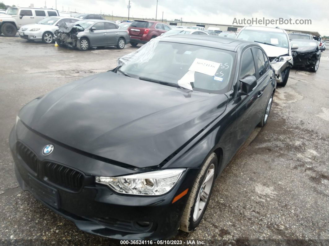 2014 Bmw 328i Черный vin: WBA3C1C54EK114335