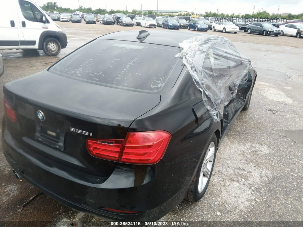 2014 Bmw 328i Black vin: WBA3C1C54EK114335