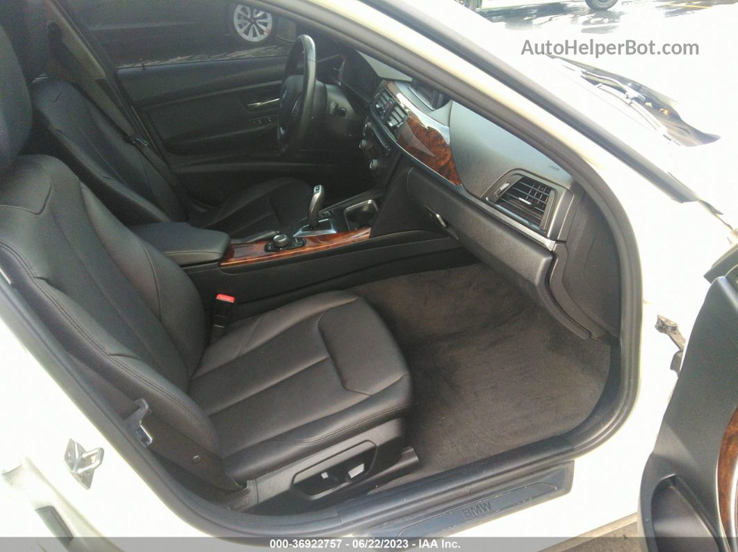 2014 Bmw 3 Series 328i Белый vin: WBA3C1C54EK114626