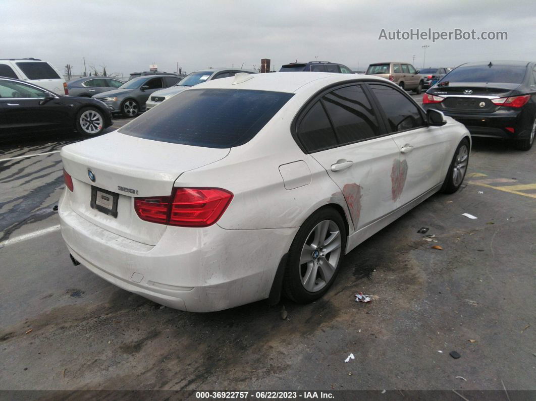 2014 Bmw 3 Series 328i Белый vin: WBA3C1C54EK114626