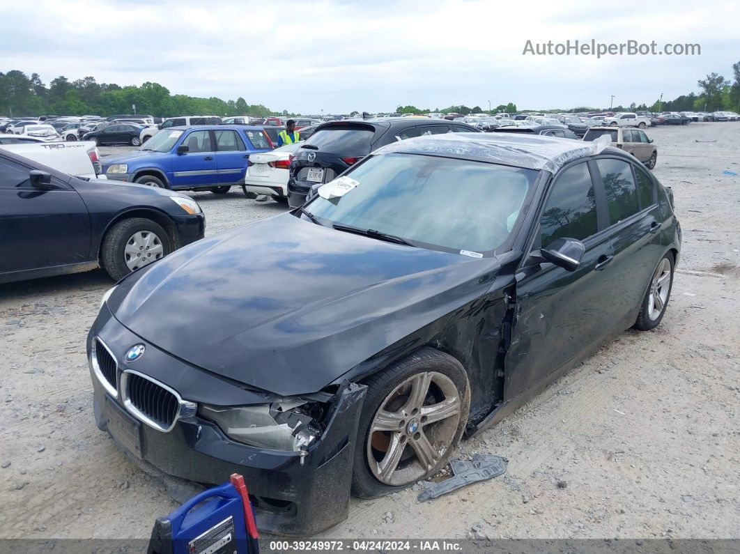 2014 Bmw 328i   Черный vin: WBA3C1C54EK114674