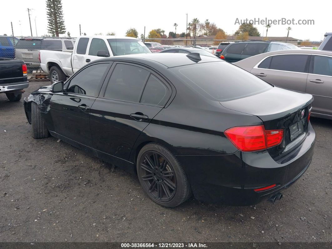 2015 Bmw 3 Series 328i Black vin: WBA3C1C54FK122002