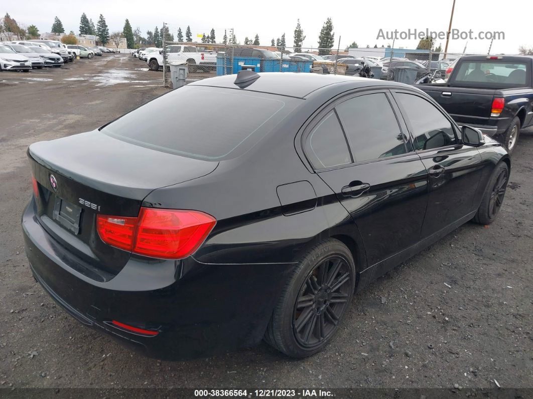 2015 Bmw 3 Series 328i Black vin: WBA3C1C54FK122002