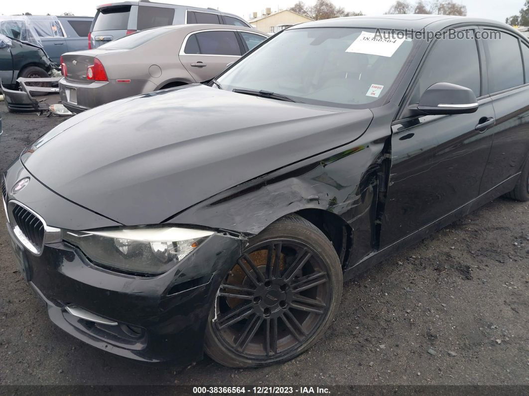 2015 Bmw 3 Series 328i Black vin: WBA3C1C54FK122002