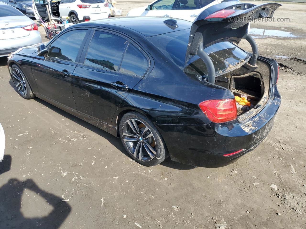 2015 Bmw 328 I Sulev Black vin: WBA3C1C54FK122582