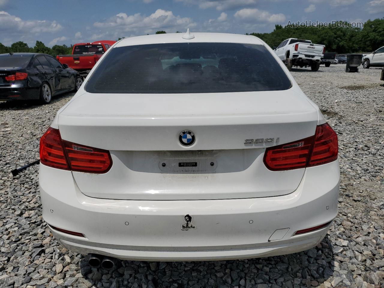 2015 Bmw 328 I Sulev White vin: WBA3C1C54FP852592